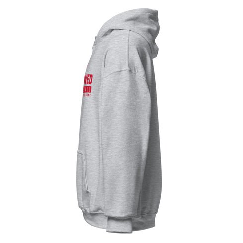 Hallowed Basketball Crimson Hoodie